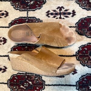 Birkenstock Papillio Namica Wedge Dark Tea Suede